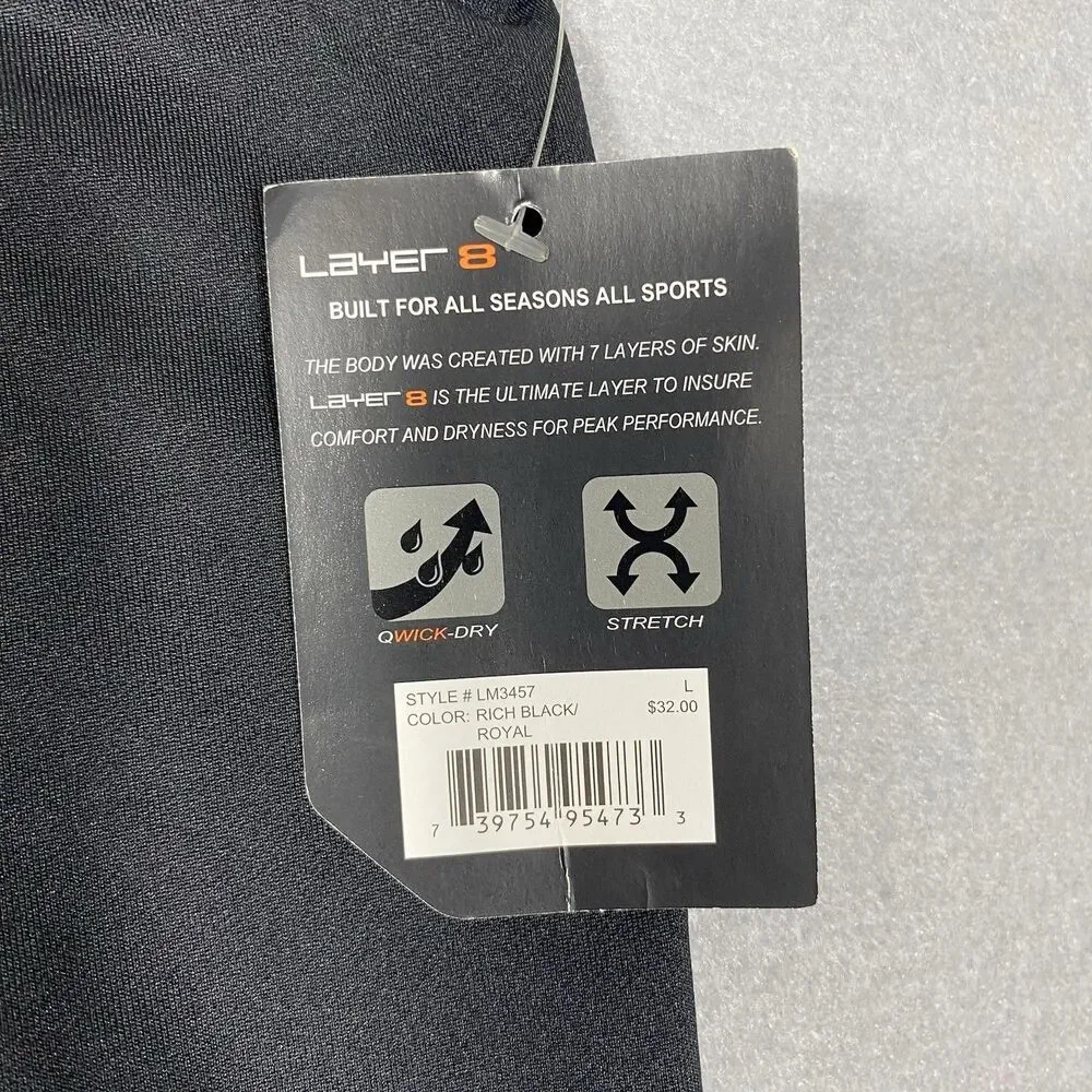 Layer 8 Qwick-Dry Under Garment Muscle Support Performance Leggings‎ Size L
